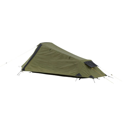 Auf weißem Hintergrund aufgebautes Campingzelt Grand Canyon® Richmond 1, ein idealer Outdoor-Begleiter für Abenteuer im Grand Canyon.