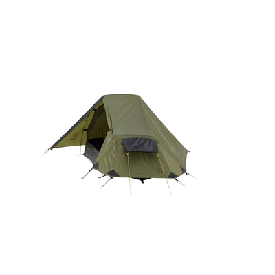 Ein Grand Canyon® Richmond 1 Campingzelt aufgebaut auf weißem Hintergrund, perfekt als Outdoor-Begleiter.