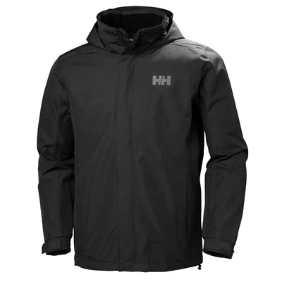 Wasserdichte Helly Hansen® Herren-Dubliner-Jacke mit Kapuze und Logo auf der Brust, ausgestattet mit HELLY TECH® PROTECTION.