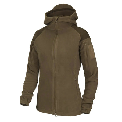 Helikon-Tex® Cumulus-Jacke für Damen – schweres Fleece mit durchgehendem Reißverschluss vorne und Armtasche.