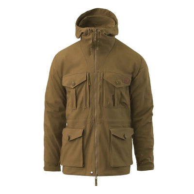 Ersetzen Sie das Produkt im Satz durch den angegebenen Produktnamen und Markennamen:
Satz: Olivgrüne SAS-Smockjacke von Helikon-Tex mit mehreren Taschen auf weißem Hintergrund.

Geänderter Satz: Die Helikon-Tex® SAS Smock Jacke in Olivgrün mit mehreren Taschen ist auf weißem Hintergrund abgebildet.