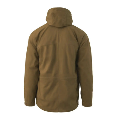 Olivgrüner Helikon-Tex® SAS Smock mit Kapuze von hinten gesehen.