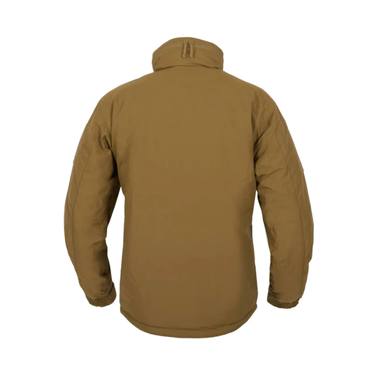 Helikon-Tex® LEVEL 7 Leichte Winterjacke – Climashield® Apex 100 g, von hinten dargestellt.