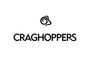 Craghoppers-Markenlogo mit einem stilisierten „C“ über dem Markennamen.