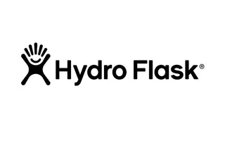 Logo von Hydro Flask, eine Marke für isolierte Trinkflaschen.