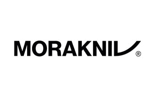 Markenlogo von Morakniv, schwarz auf weißem Hintergrund.