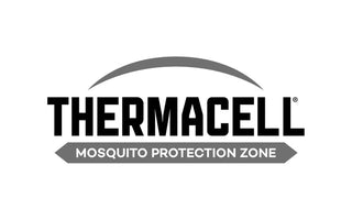 Logo von Thermacell, Schutzzone gegen Mücken.