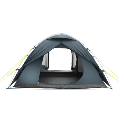 Ein Outwell® 3-Personen Zelt – Cloud 3-Campingzelt im Kuppelstil mit offenem Vordereingang.