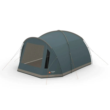 Ein Vango™ „Cragmor 500“ Campingzelt mit offener Tür auf weißem Hintergrund.